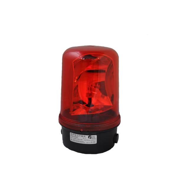 B400RTH230.1 E2S B400RTH230B/R Rotating Beacon B400RTH 230vAC 1:RED 40w Halogen GY6.35/GY6.35 IP65